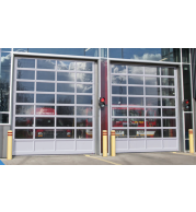 Industrial & Residential Glazed Sectional Overhead Doors – Premium Insulated Steel Door with Fire-Rated Glazing, Enhanced Visibility, Thermal Insulation, Secure & Automated Operation